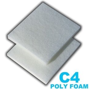 12 Poly Foam Pads for Fluval C4 Filter by Zanyzap