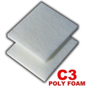 12 Poly Foam Pads for Fluval C3 Filter