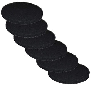 6 Carbon Impregnated Foam Pads for Fluval FX2 / FX4 / FX5 / FX6 Canister Filter by Zanyzap