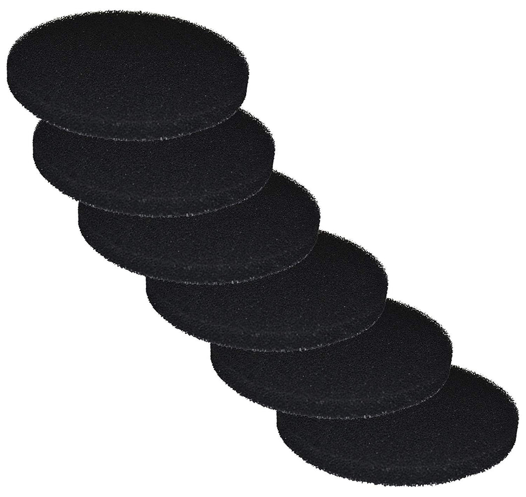 6 Carbon Impregnated Foam Pads for Fluval FX2 / FX4 / FX5 / FX6 Canister Filter by Zanyzap