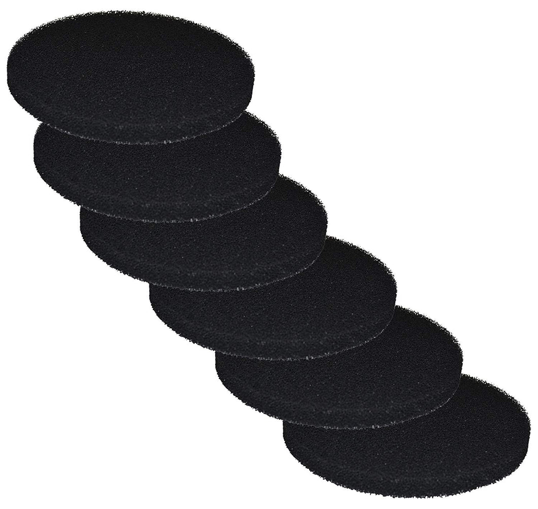 6 Carbon Impregnated Foam Pads for Fluval FX4 / FX5 / FX6 Canister Filter by Zanyzap