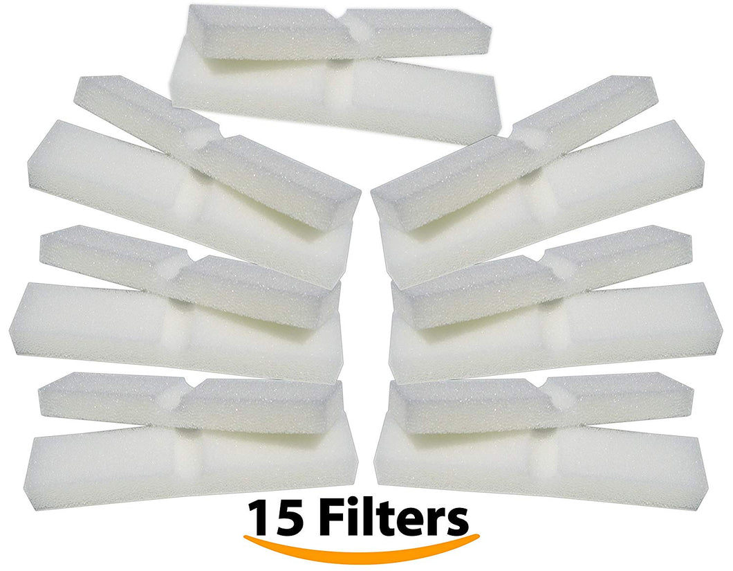 Zanyzap 15 Pack of Foam Filter Pads for Fluval FX4 / FX5 / FX6